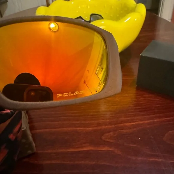 Authentic Oakley fuel cell fall out rusty decay/fire iridium polarized/new